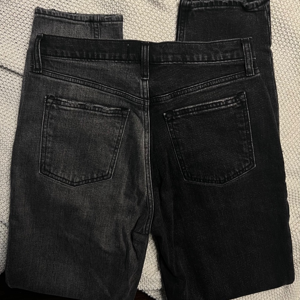 Abercrombie & Fitch The Skinny High Rise Two Toned Jeans